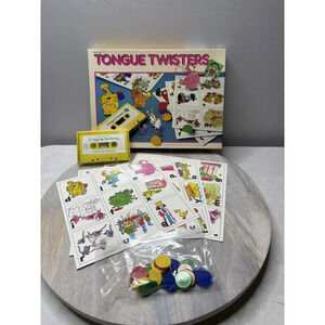 Tongue Twister Game Discovery Toys 1988 Sounds Matching Cassette